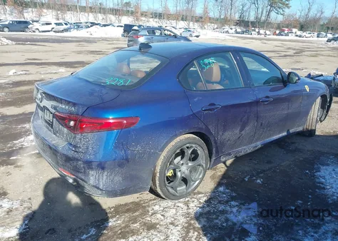 2018 Alfa Romeo Giulia Ti Sport Awd from USA, damaged, VIN ZARFAEEN0J7597626